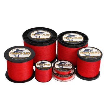 1000M 1094Yds Red 6lb-100lb HERCULES PE PE Braided Fishing Line 4 Strands